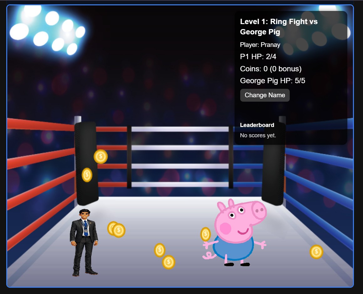 Peppa Pig Fighting Game preview screenshot